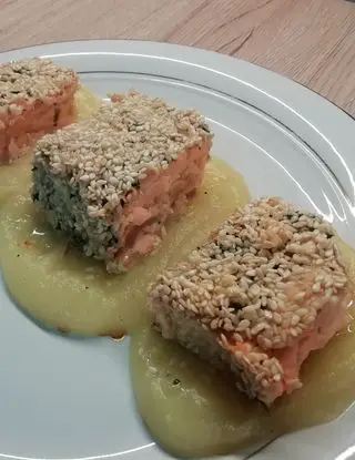 Ricetta Salmone in crosta di sesamo di desiree54