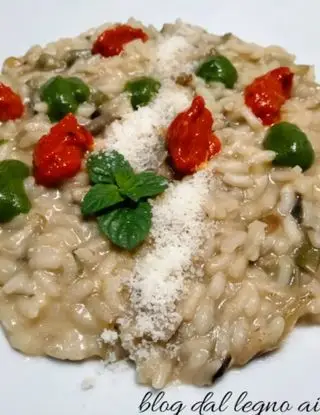 Ricetta Risotto con carciofi tricolore di dallegnoaifornelli