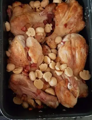 Ricetta Pollo funghi e pancetta di fossatigenny1