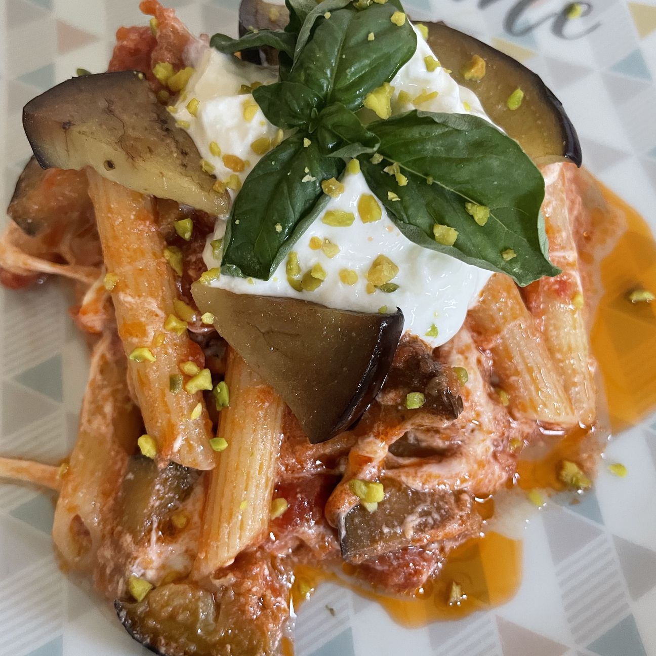 Penne rigate alla norma rivisitata