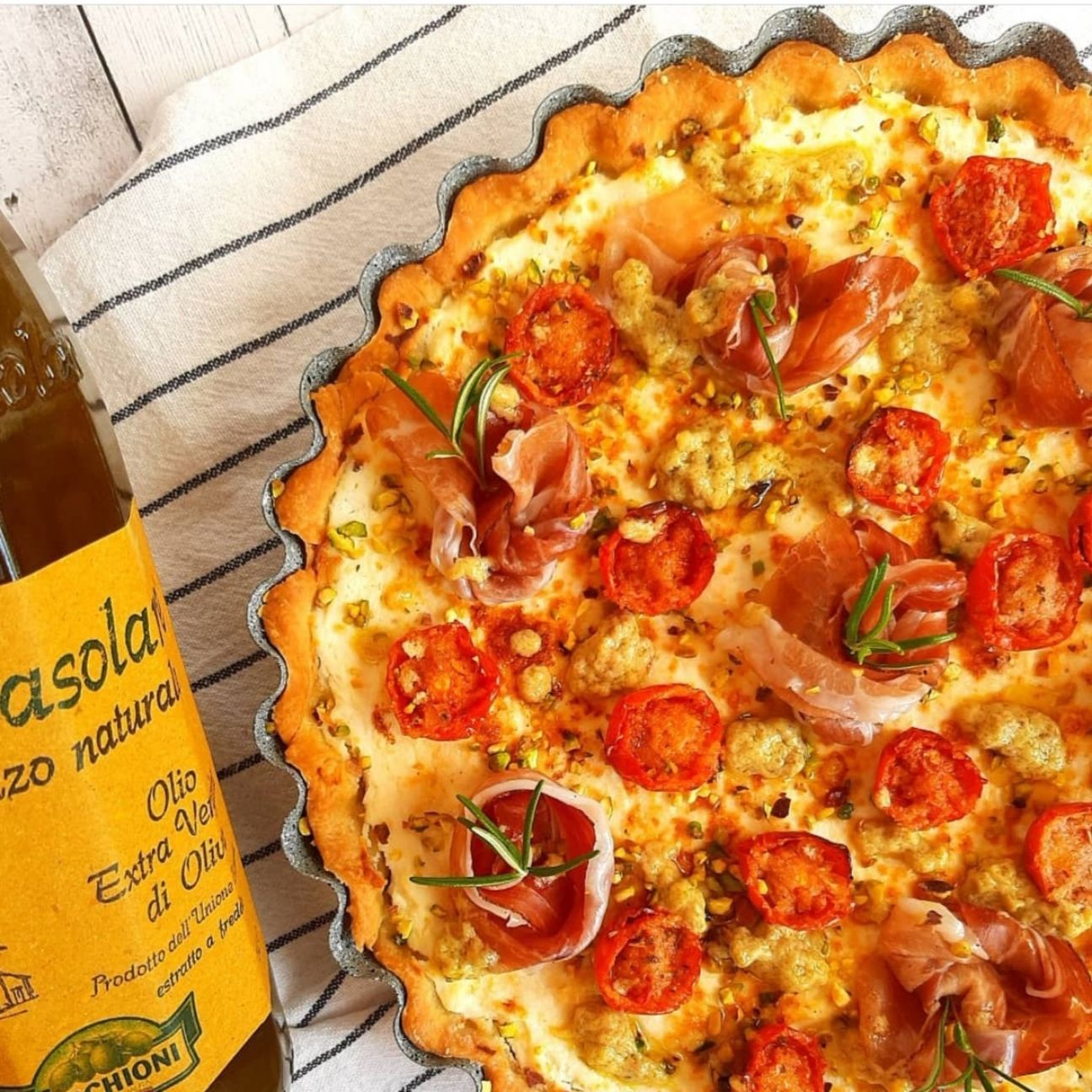 CROSTATA DI FROLLA SALATA ALL’OLIO E.V.O.🥧