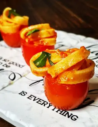 Ricetta Finger di pasta avvolta in un pachino di simosilicu