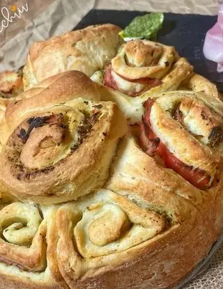 Ricetta Torta di rose con pesto e speck di simosilicu