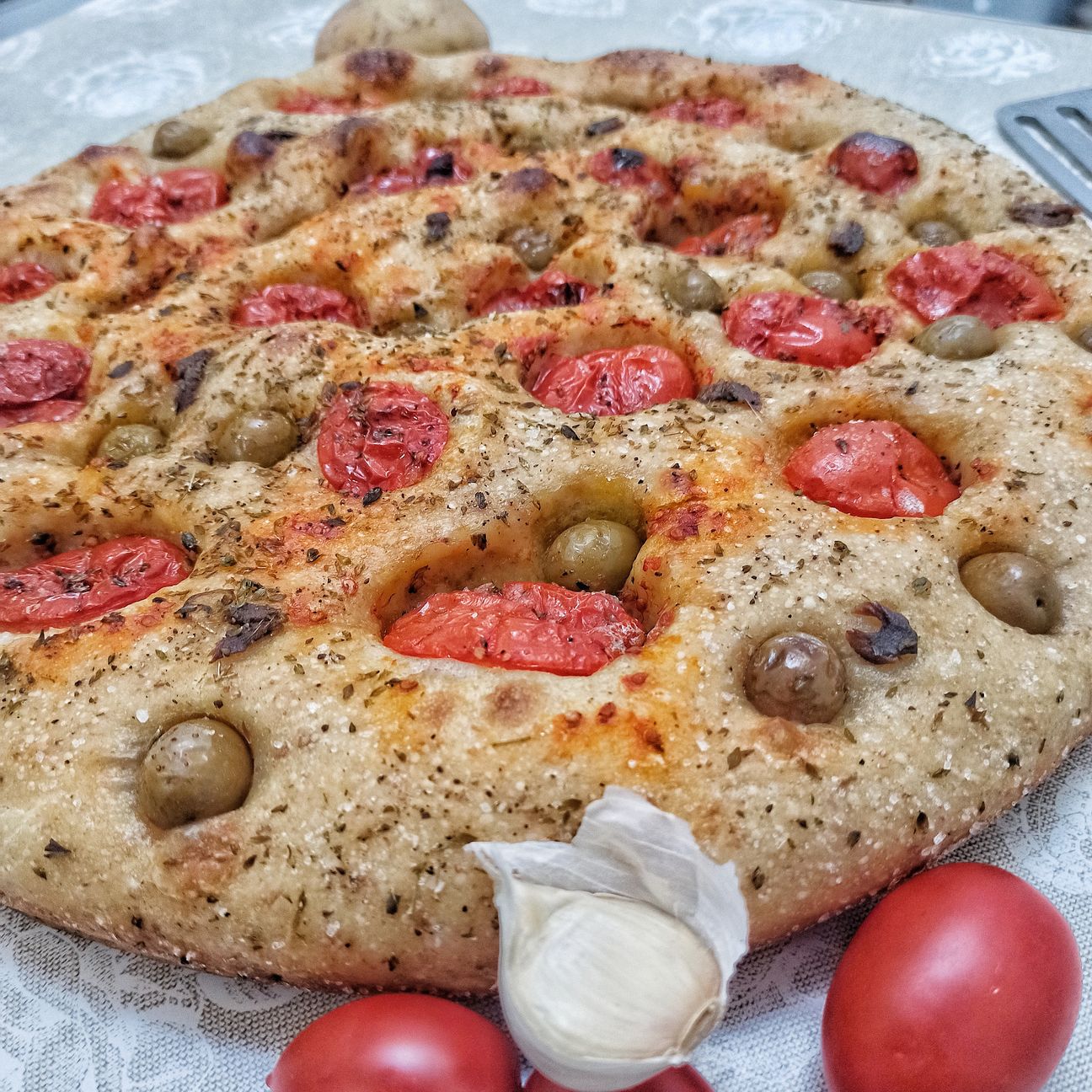 La mia focaccia pugliese.
