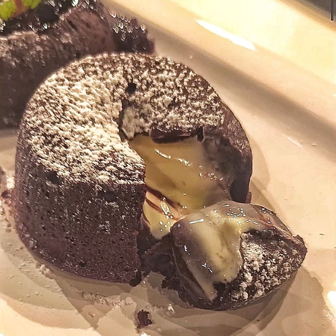 Soufflé dal cuore bianco