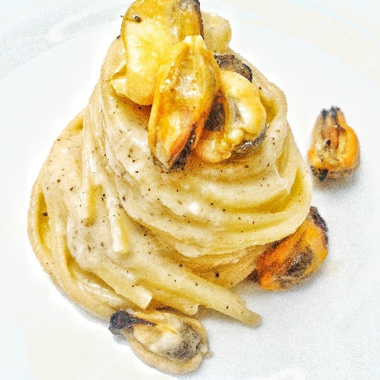 Cacio pepe cozze e limone