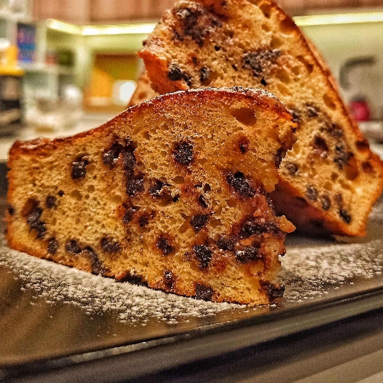 Torta al mascarpone gocce di cioccolato e vaniglia