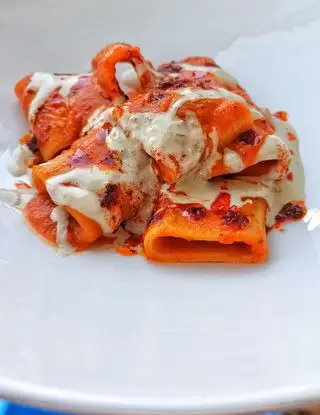 Ricetta Pacchero nduja pomdoro infornato gorgonzola di chef_vincenzo_campanale
