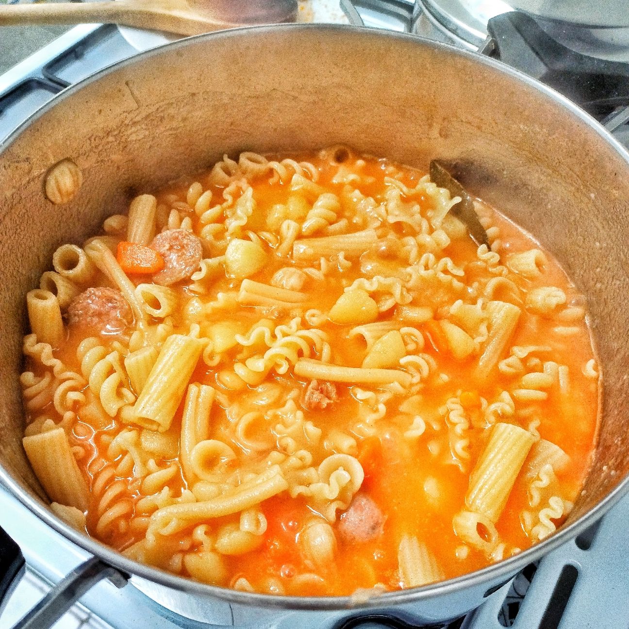 Pasta patate provola