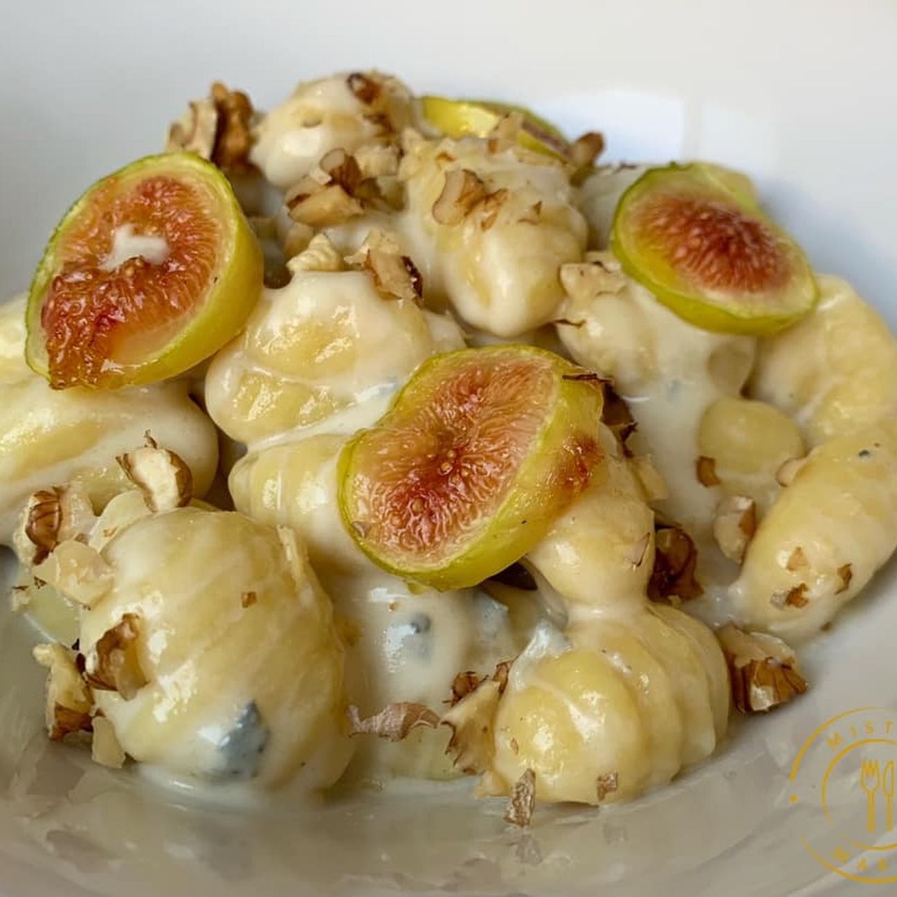 Gnocchi gorgonzola, fichi e noci