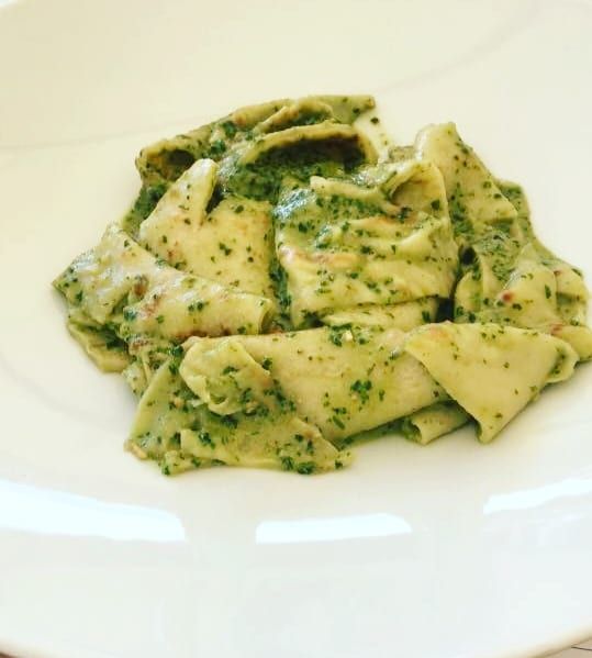 Testaroli al Pesto