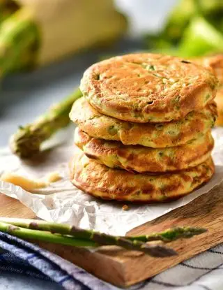 Ricetta Pancakes agli asparagi di giapprovato