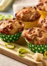 Ricetta Muffin porri e pancetta