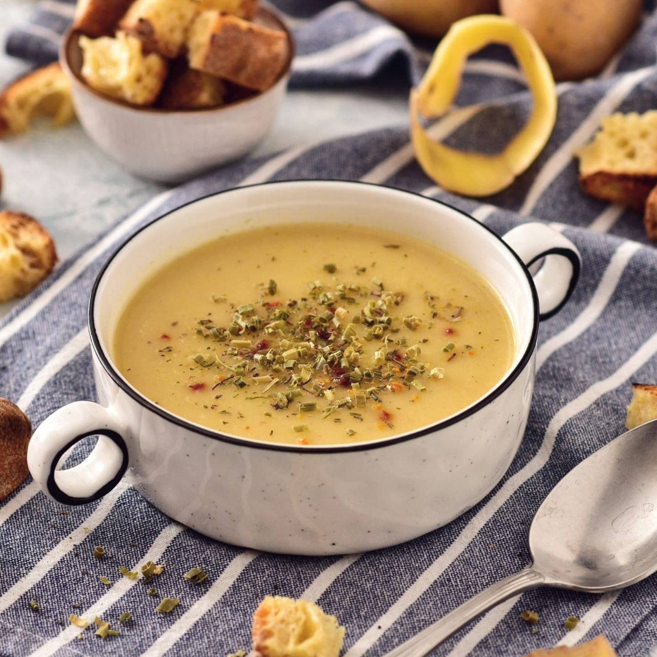 Vellutata di porri e patate