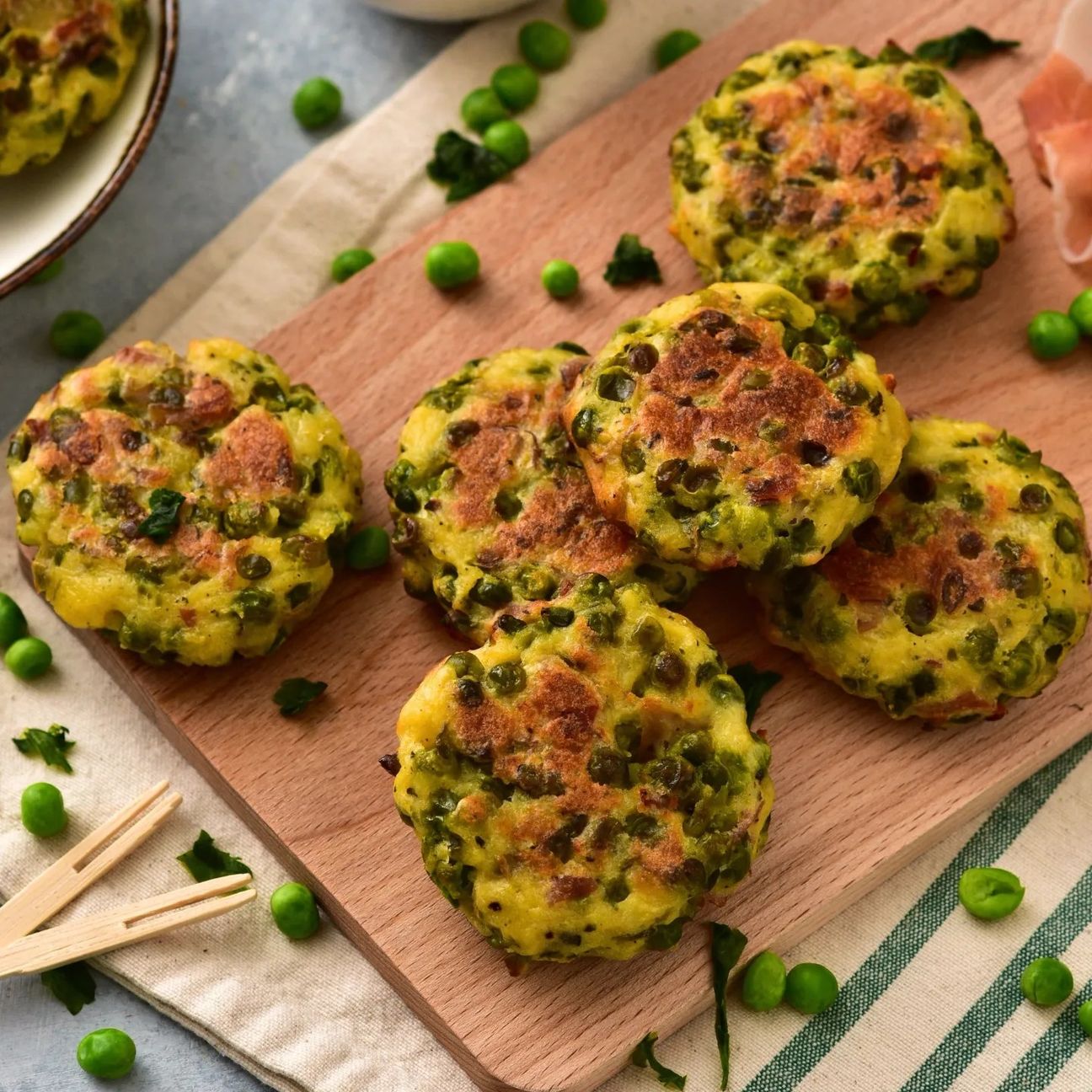 Burger di piselli