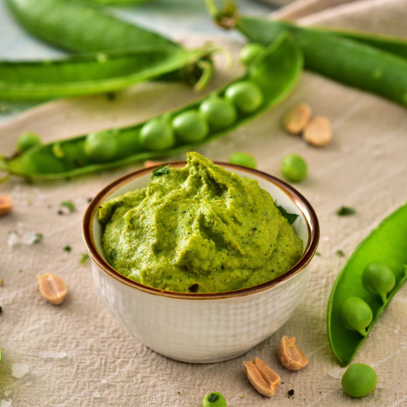 Pesto di piselli vegano