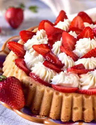 Ricetta Crostata fragole e crema di ricotta di giapprovato