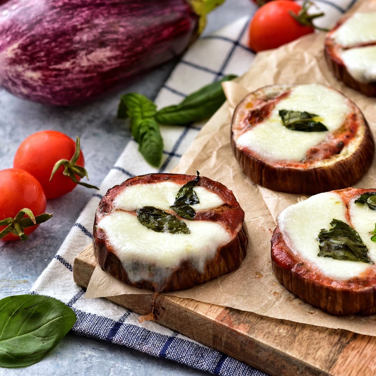Pizzette di melanzane