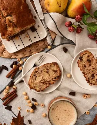 Ricetta Plumcake pere, nocciole e cioccolato di giapprovato