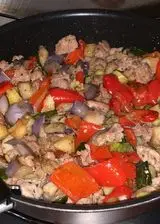 Ricetta Caponata siciliana con salsiccia