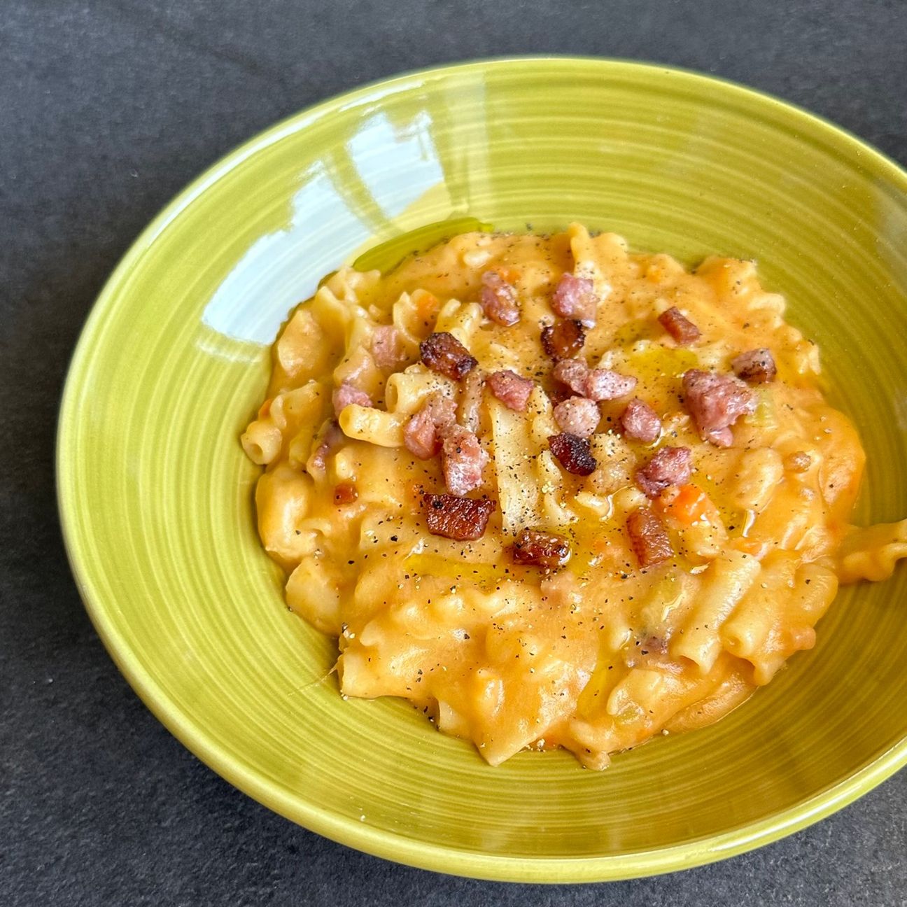 PASTA E PATATE CON PROVOLA AFFUMICATA