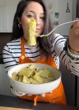 Ricetta Paccheri con Burrata, Pistacchio e Salsiccia Croccante