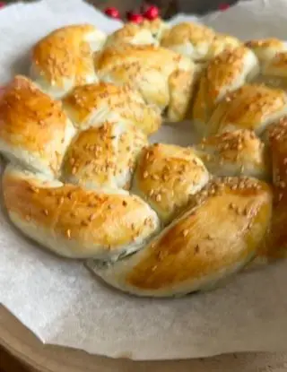 Ricetta Treccia di Pasta Sfoglia con Ricotta e Spinaci di giorgiasbakery