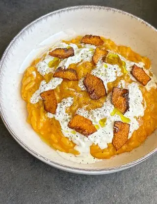 Ricetta Risoni con zucca e stracciatella di giorgiasbakery