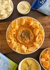 Ricetta 3 Hummus con 3 Chips di riso