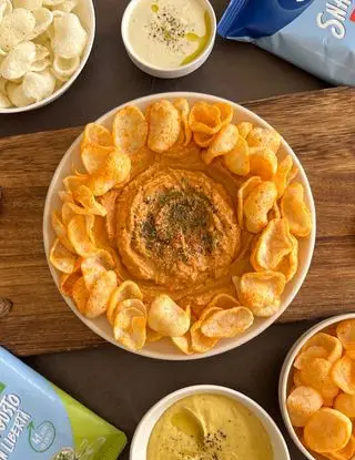 Ricetta 3 Hummus con 3 Chips di riso di giorgiasbakery