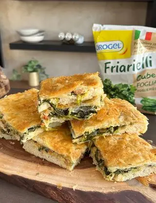 Ricetta Pizza Parigina con Friarielli Orogerl e Salsiccia di giorgiasbakery