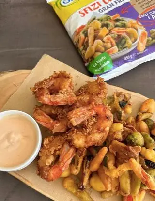Ricetta Gamberi in tempura con verdure pastellate e salsina di giorgiasbakery