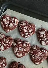 Ricetta red velvet crinkles cookies