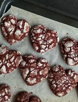 Ricetta red velvet crinkles cookies di giorgiasbakery
