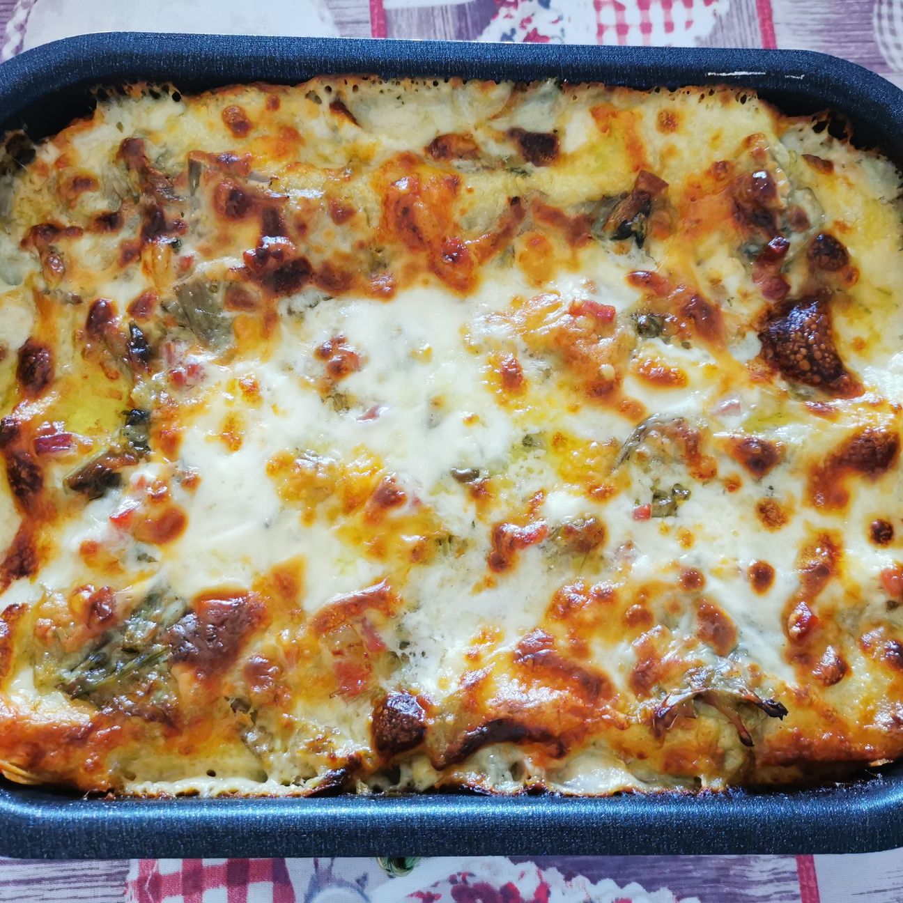 Lasagne con carciofi e speck