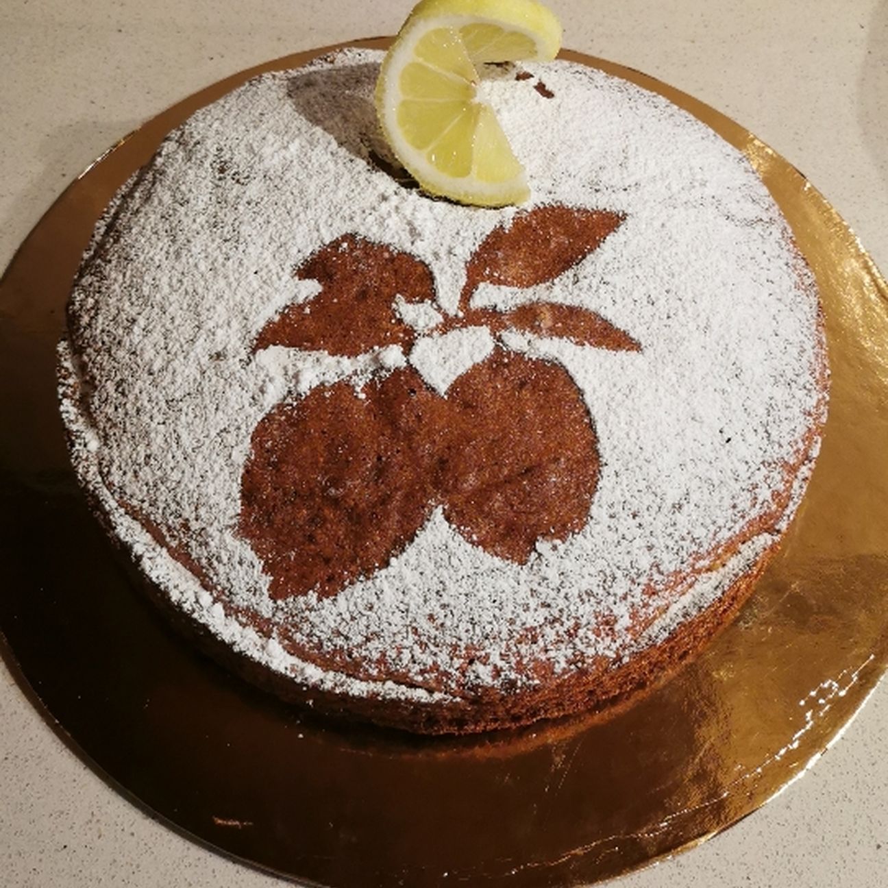 Torta caprese limone e cioccolato bianco
