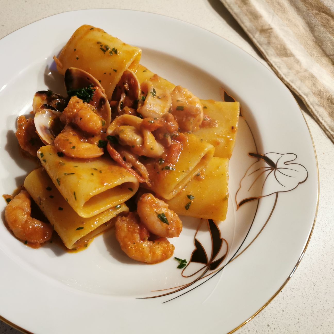 Paccheri allo scoglio