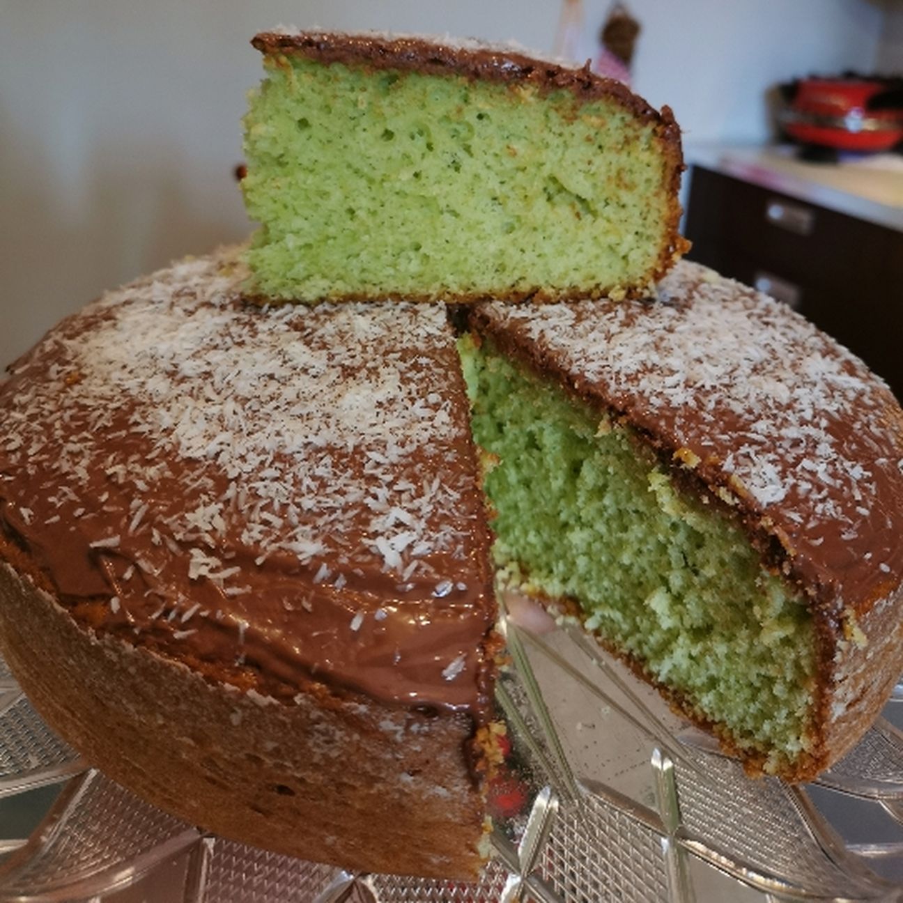 Torta menta, cocco e Nutella