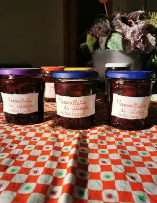 Ricetta Marmellata di ciliegie fatta in casa con metodo fruttapec 3:1 di alessiafflotta99