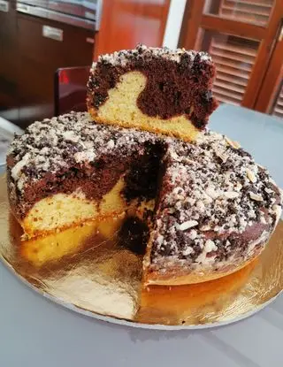 Ricetta Torta marmorizzata con crumble bicolore di alessiafflotta99