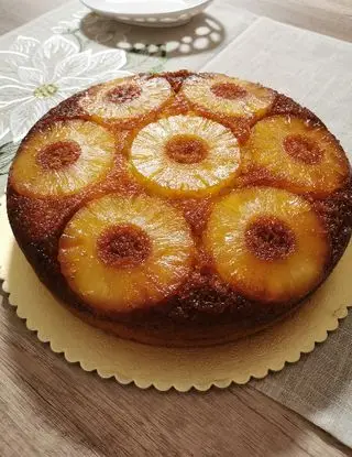 Ricetta Torta rovesciata all'ananas "upside down cake" di alessiafflotta99