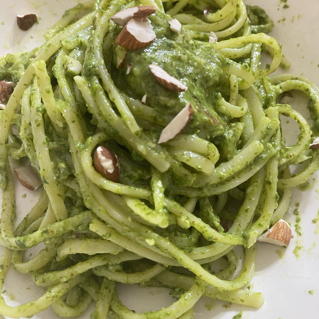 Linguine al Pesto di Rucola 🌿