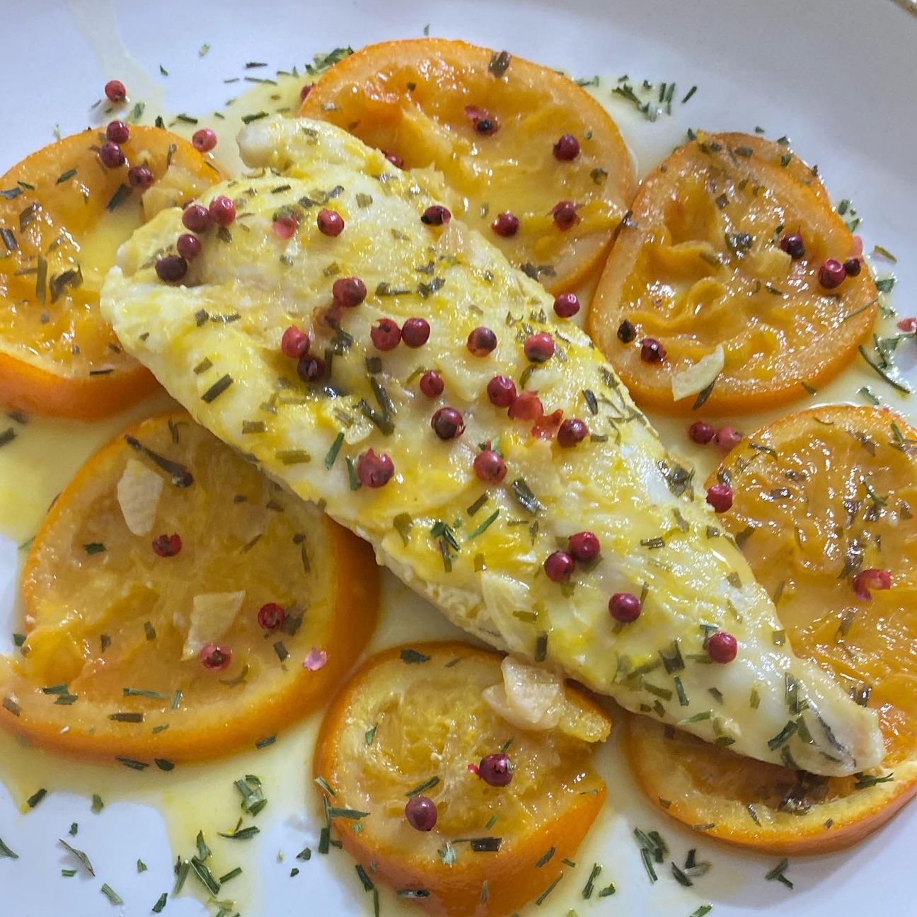 Filetto di Merluzzo all’Arancia 🐟🍊