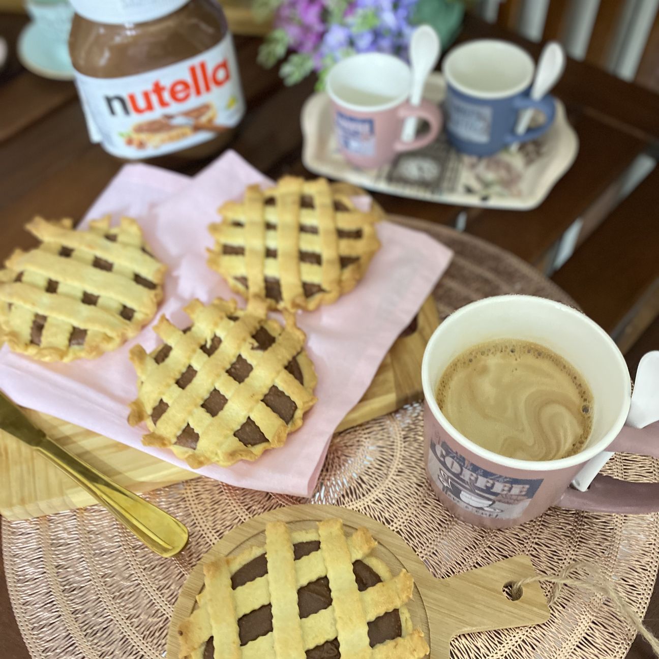 Crostatine con Nutella 🍫🐿️😍