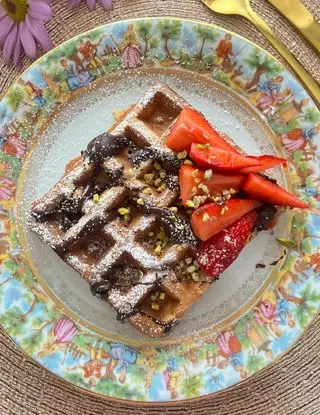 Ricetta 🌸🧇  WAFFLES  🧇🌸 di andreanimimma