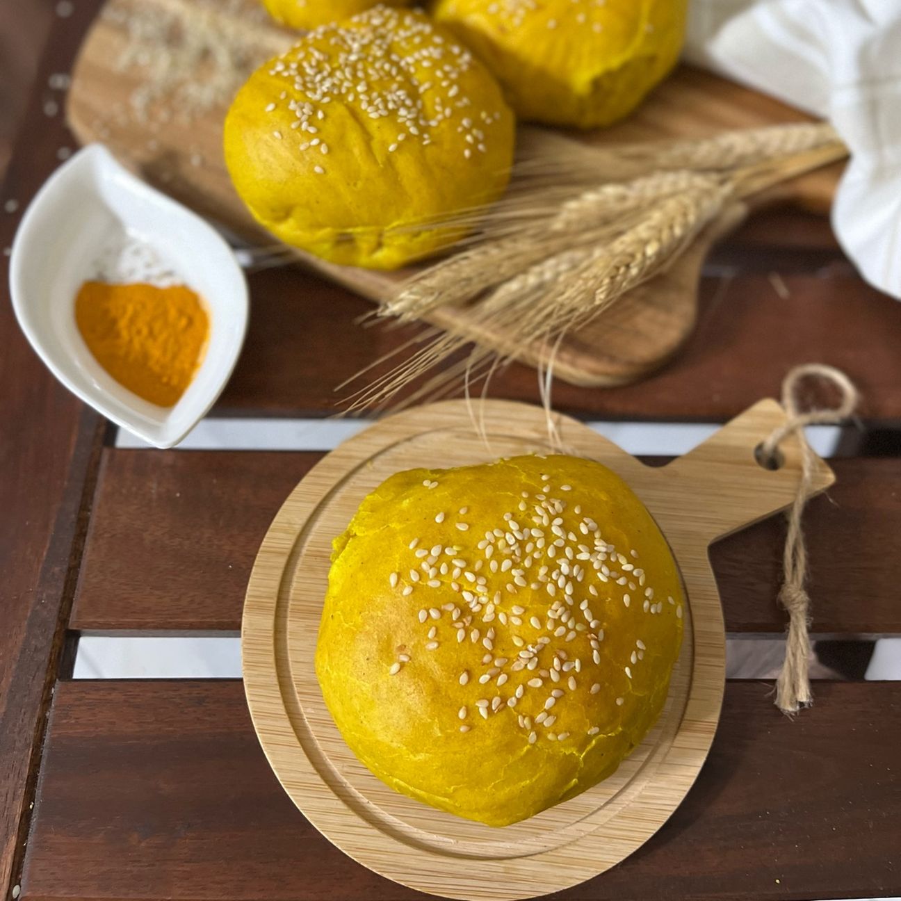 Burger Buns alla Curcuma 🍔💛