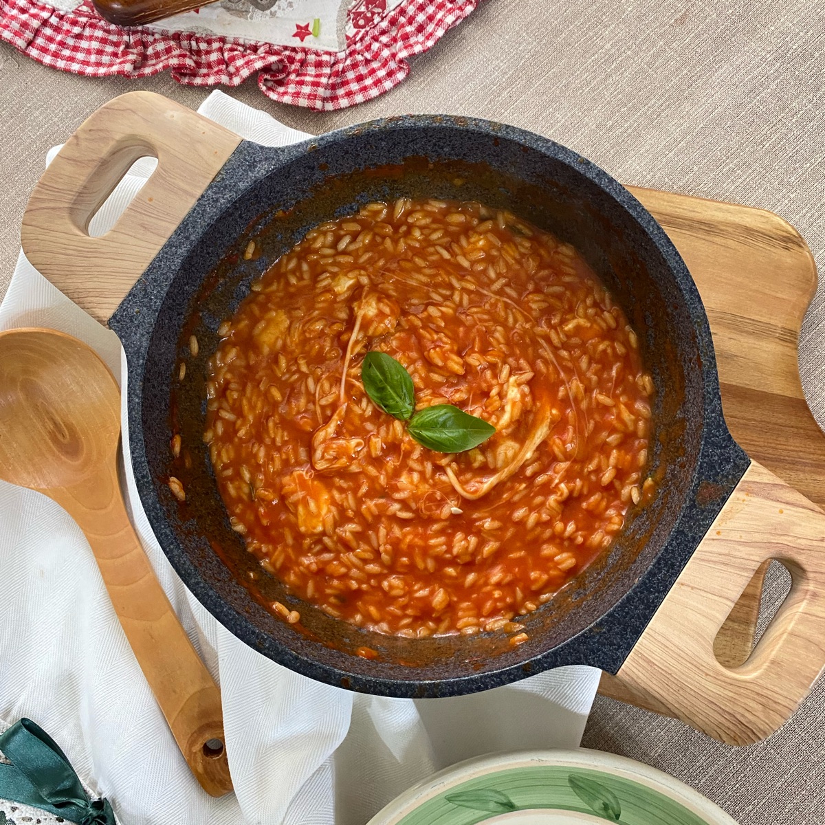 Risotto alla Pizzaiola - Serving Dumplings