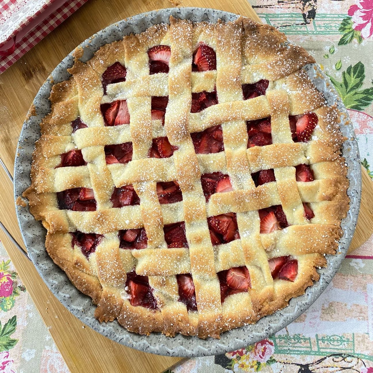 Crostata di Fragole 🥧🍓