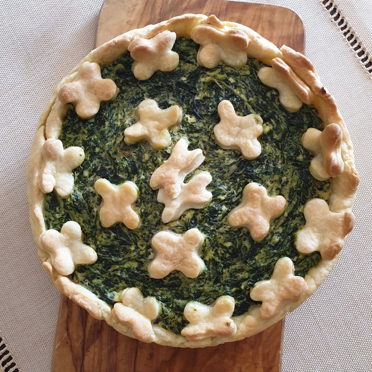 Torta salata con cicoria e ricotta