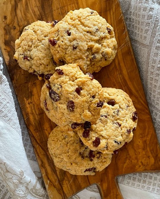 Cookies con uvetta
